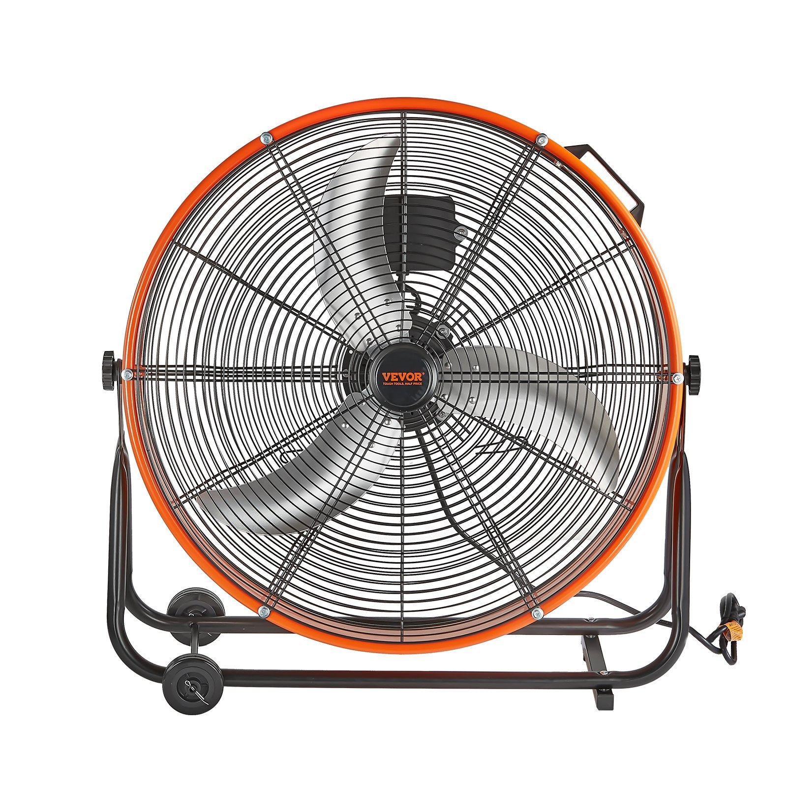 Desktops & Accessories: VEVOR Drum Fan 24 In High Velocity Industrial Infinitely Variable Speed 7935CFM