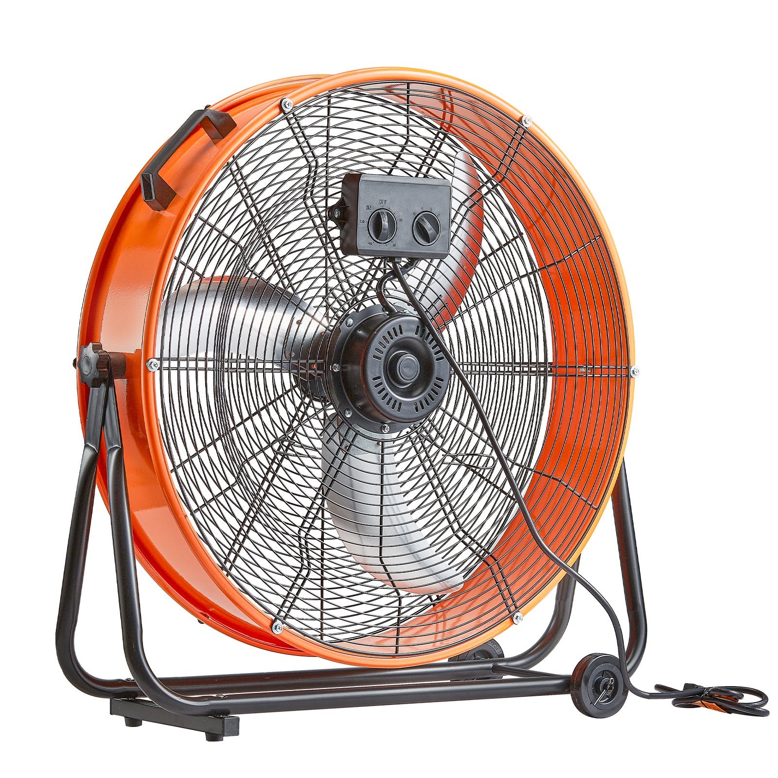 Desktops & Accessories: VEVOR Drum Fan 24 In High Velocity Industrial Infinitely Variable Speed 7935CFM