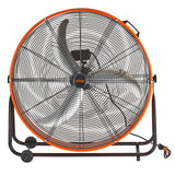Desktops & Accessories: VEVOR Drum Fan 30 Inch High Velocity Industrial Use 3-Speed 13000CFM for Warehouse