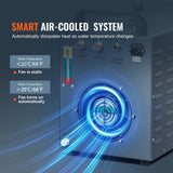 Evaporative Coolers: VEVOR Industrial Water Chiller, CW-3000, 80W Air-Cooled Industrial Water Cooler Cooling System with 12 L Water Tank Capacity 12 L/min Maximum Flow Rate, for Laser Engraving Machine Cooling Machine