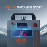 Evaporative Coolers: VEVOR Industrial Water Chiller, CW-3000, 80W Air-Cooled Industrial Water Cooler Cooling System with 12 L Water Tank Capacity 12 L/min Maximum Flow Rate, for Laser Engraving Machine Cooling Machine