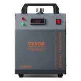 Evaporative Coolers: VEVOR Industrial Water Chiller, CW-3000, 80W Air-Cooled Industrial Water Cooler Cooling System with 12 L Water Tank Capacity 12 L/min Maximum Flow Rate, for Laser Engraving Machine Cooling Machine