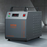 Camping Appliances: VEVOR Industrial Water Chiller, CW-3000(PRO), 150W Air-Cooled Industrial Water Cooler Cooling System with 12L Water Tank Capacity 18 L/min Max Flow Rate, for Laser Engraving Machine Cooling Machine