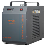 Evaporative Coolers: VEVOR Industrial Water Chiller, CW-5202, Industrial Water Cooler Cooling System with Built-in Compressor 7L Water Tank Capacity 18 L/min Max Flow Rate, for CO2 Laser Engraving Machine Cooling Machine
