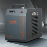 Evaporative Coolers: VEVOR Industrial Water Chiller, CW-5202, Industrial Water Cooler Cooling System with Built-in Compressor 7L Water Tank Capacity 18 L/min Max Flow Rate, for CO2 Laser Engraving Machine Cooling Machine