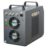 Evaporative Coolers: VEVOR Industrial Water Chiller, CW-5202, Industrial Water Cooler Cooling System with Built-in Compressor 7L Water Tank Capacity 18 L/min Max Flow Rate, for CO2 Laser Engraving Machine Cooling Machine