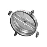 Toilet & Bidet Accessories: VEVOR 18" Pressure Washer Surface Cleaner w/ Wheels, Stainless Steel Concrete Cleaner 4000 Max PSI , 1/4" Quick-Connect Connector w/ 2 Extension Wand, Heavy Duty Power Washer For Floor Driveway, Patio