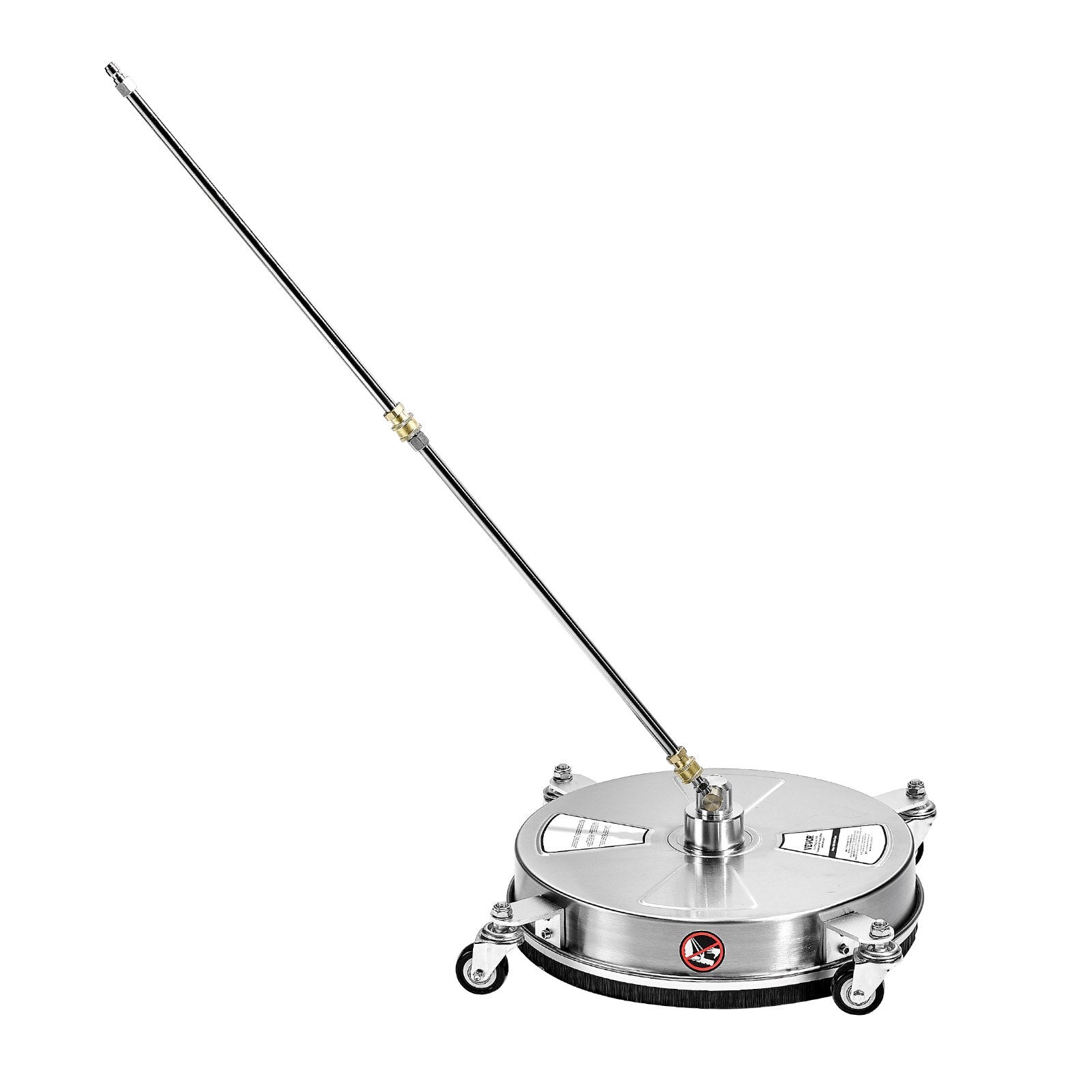 Commercial Cleaning Equipment: VEVOR 15" Pressure Washer Surface Cleaner 4 Wheels 4000 Max PSI 2 Extended Wands