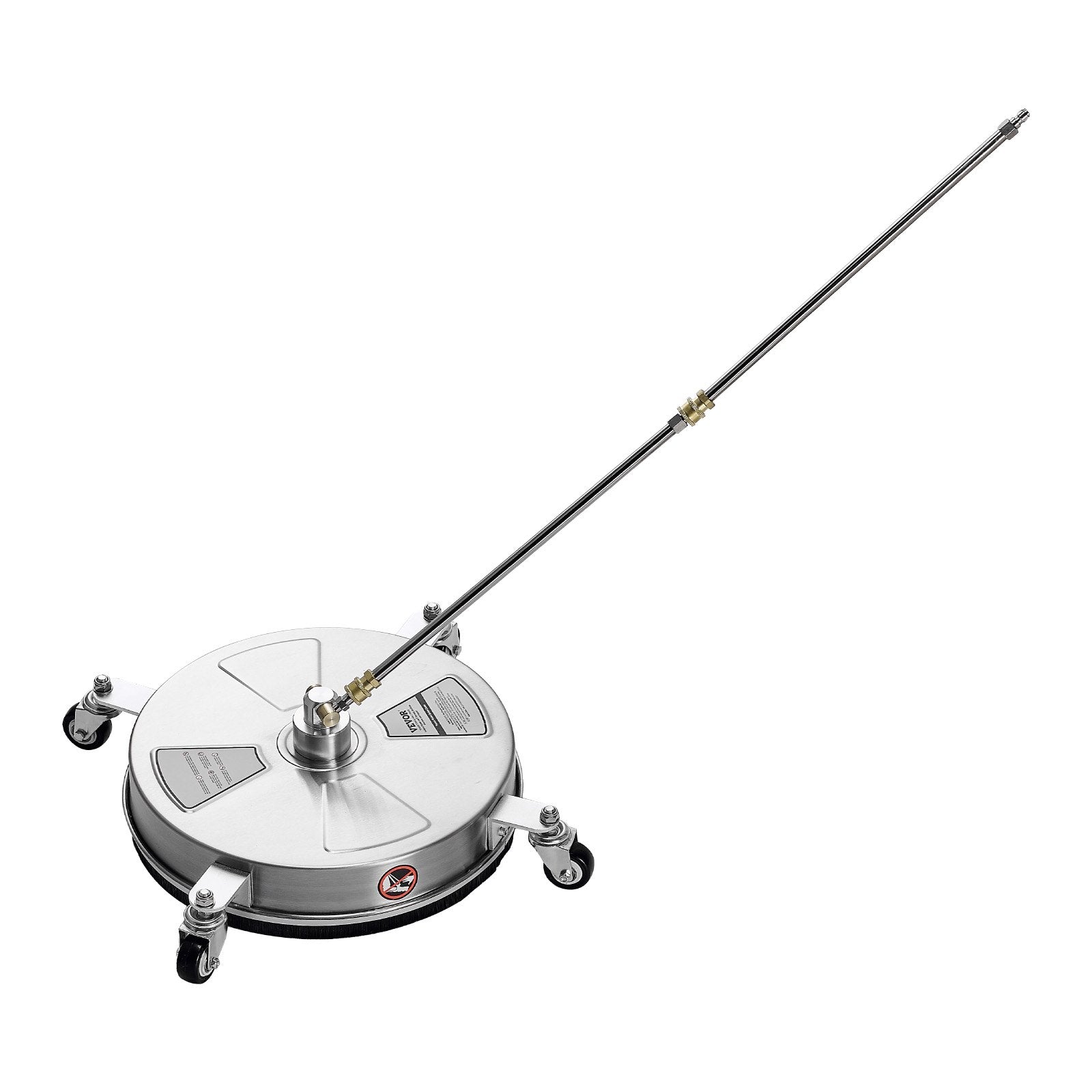 Commercial Cleaning Equipment: VEVOR 15" Pressure Washer Surface Cleaner 4 Wheels 4000 Max PSI 2 Extended Wands