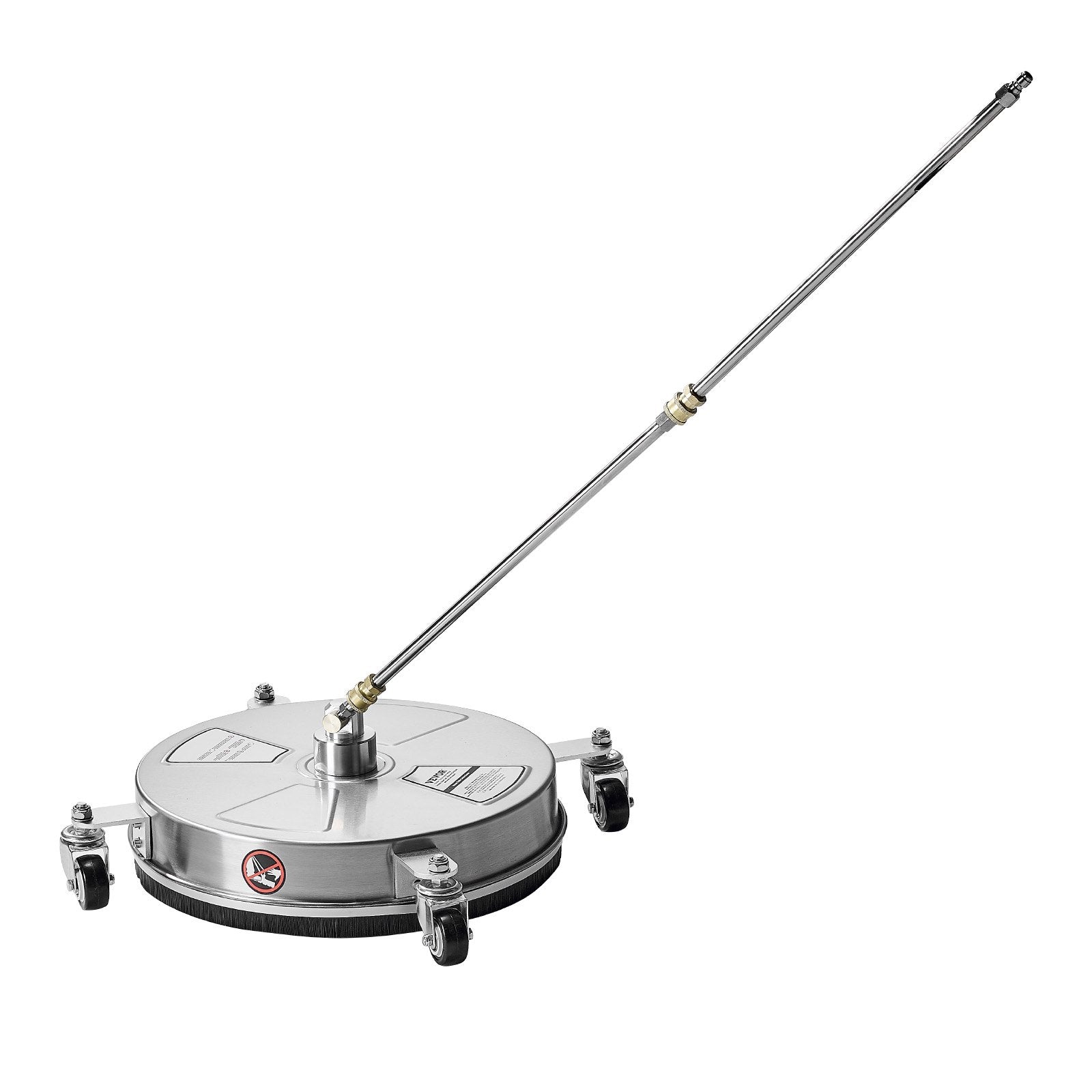 Commercial Cleaning Equipment: VEVOR 15" Pressure Washer Surface Cleaner 4 Wheels 4000 Max PSI 2 Extended Wands
