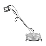 Fence & Gate Accessories: VEVOR 20" Pressure Washer Surface Cleaner, Stainless Steel Pressure Washer Attachments with 4 Wheels, 4500 Max PSI, 3/8 Quick Connector, 2 Spray Nozzles, Dual Handle, for Concrete, Patio, Sidewalk