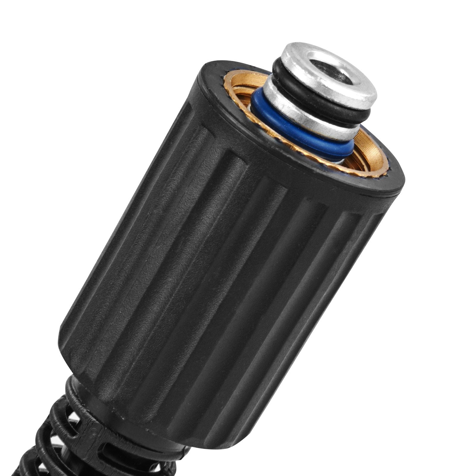 Garden Hoses: VEVOR Pressure Washer Hose, 25 FT, 1/4" Kink Free M22-14mm Brass Thread Replacement For Most Brand Pressure Washers, 3/4'' Bending Radius, 3600 PSI Heavy Duty Power Washer Extension Replacement Hose
