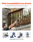 Gardening Tools: VEVOR Airless Paint Spray Gun and Hose Kit 3600PSI with Extension Rods Filters