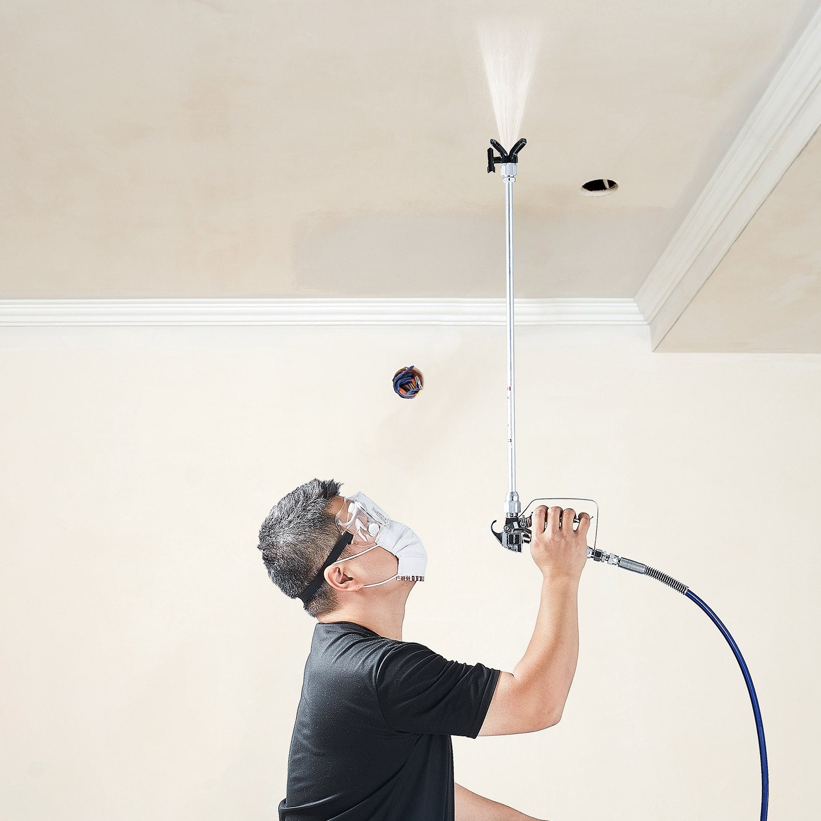 Gardening Tools: VEVOR Airless Paint Spray Gun and Hose Kit 3600PSI with Extension Rods Filters