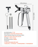 Household Insect Repellents: VEVOR Airless Paint Spray Gun 3600PSI High Pressure Airless Spray Gun 517 Tip