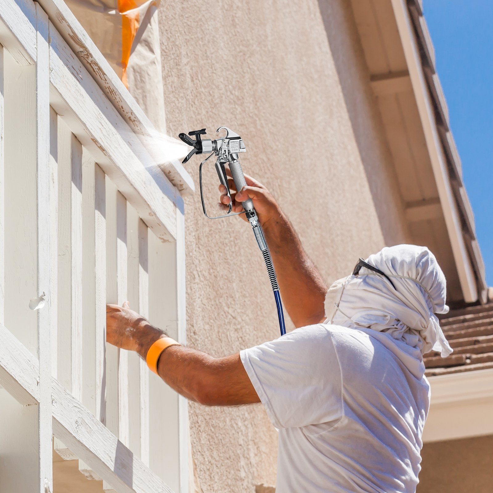 Household Insect Repellents: VEVOR Airless Paint Spray Gun 3600PSI High Pressure Airless Spray Gun 517 Tip