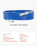 Painting Tools: VEVOR 25ft Airless Paint Sprayer Hose 1/4 in Universal Airless Paint Spray Hose
