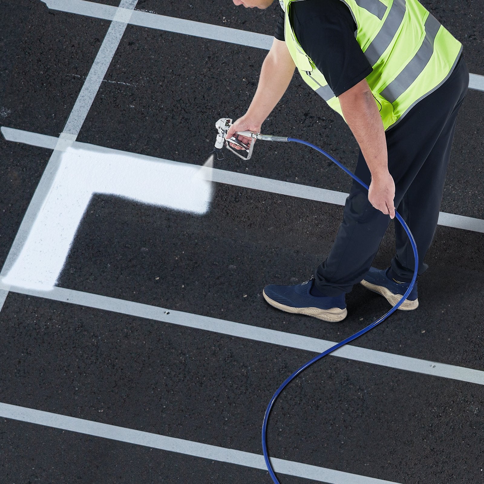 Painting Tools: VEVOR 50ft Airless Paint Sprayer Hose 1/4 in Universal Airless Paint Spray Hose