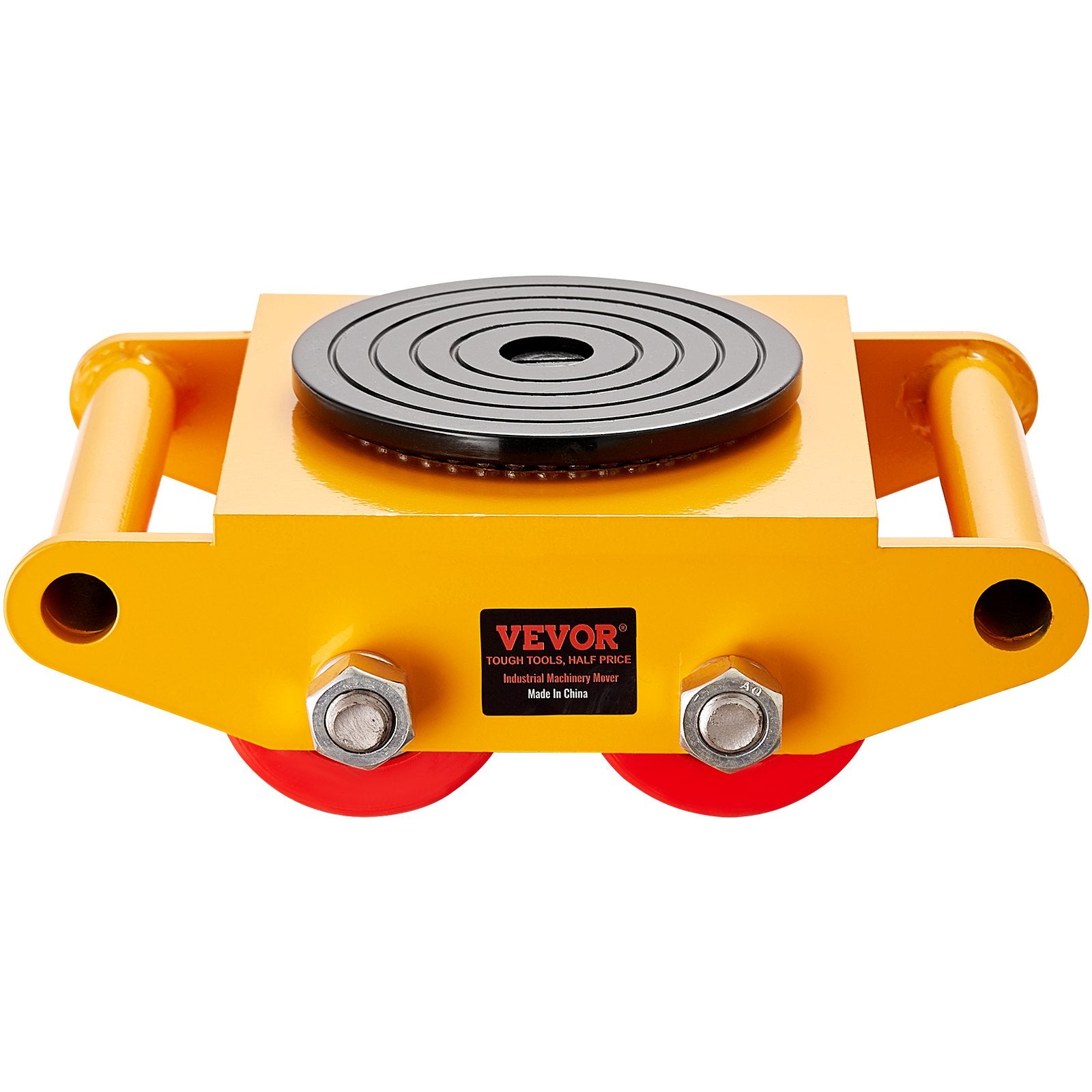 Utility Trolleys: VEVOR Machinery Skate Dolly Machinery Mover 13200lbs/6T Carbon Steel 4 PU Wheels