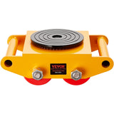 Hoverboards: VEVOR 4PCS Machinery Skate Dolly, 17637LBS/8T Industrial Machinery Mover, Heavy Duty Carbon Steel Machinery Moving Skate with 4 PU Wheels and 360° Rotation Non-Slip Cap for Warehouse Workshop Factory