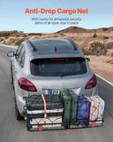 Cat Carriers & Crates: VEVOR 53" x 19" x 5", Hitch Cargo Carrier, 500 lbs Capacity Hitch Cargo Carrier with Hitch Stabilizer & Ratchet Straps, Hitch Mount Cargo Carrier with Cargo Net with Hook, Fit for SUVs