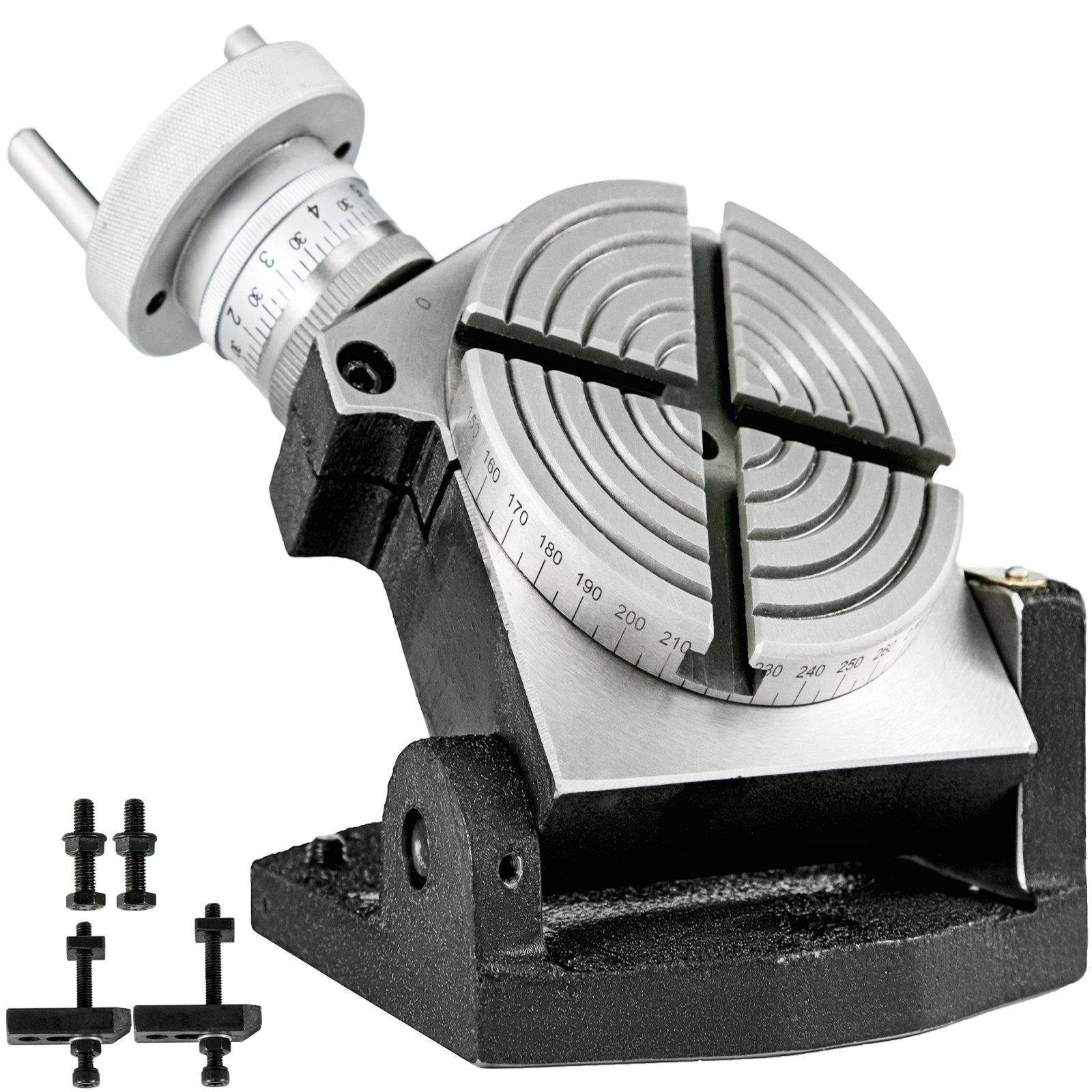 Musical Keyboards: VEVOR Rotary Table 4 INCH/100 MM Horizontal Vertical Rotary Table 4-Slot Rotary Table for Milling Machine MT-2 Rotary Table for Milling 360 Degrees Precision Rotary Table for Milling Drilling Vise