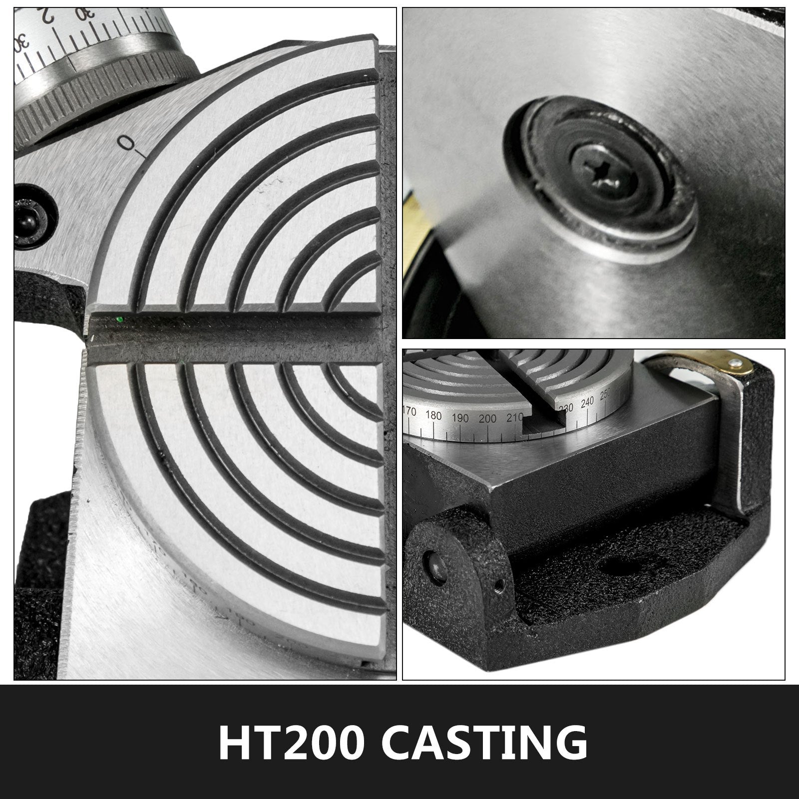 Musical Keyboards: VEVOR Rotary Table 4 INCH/100 MM Horizontal Vertical Rotary Table 4-Slot Rotary Table for Milling Machine MT-2 Rotary Table for Milling 360 Degrees Precision Rotary Table for Milling Drilling Vise
