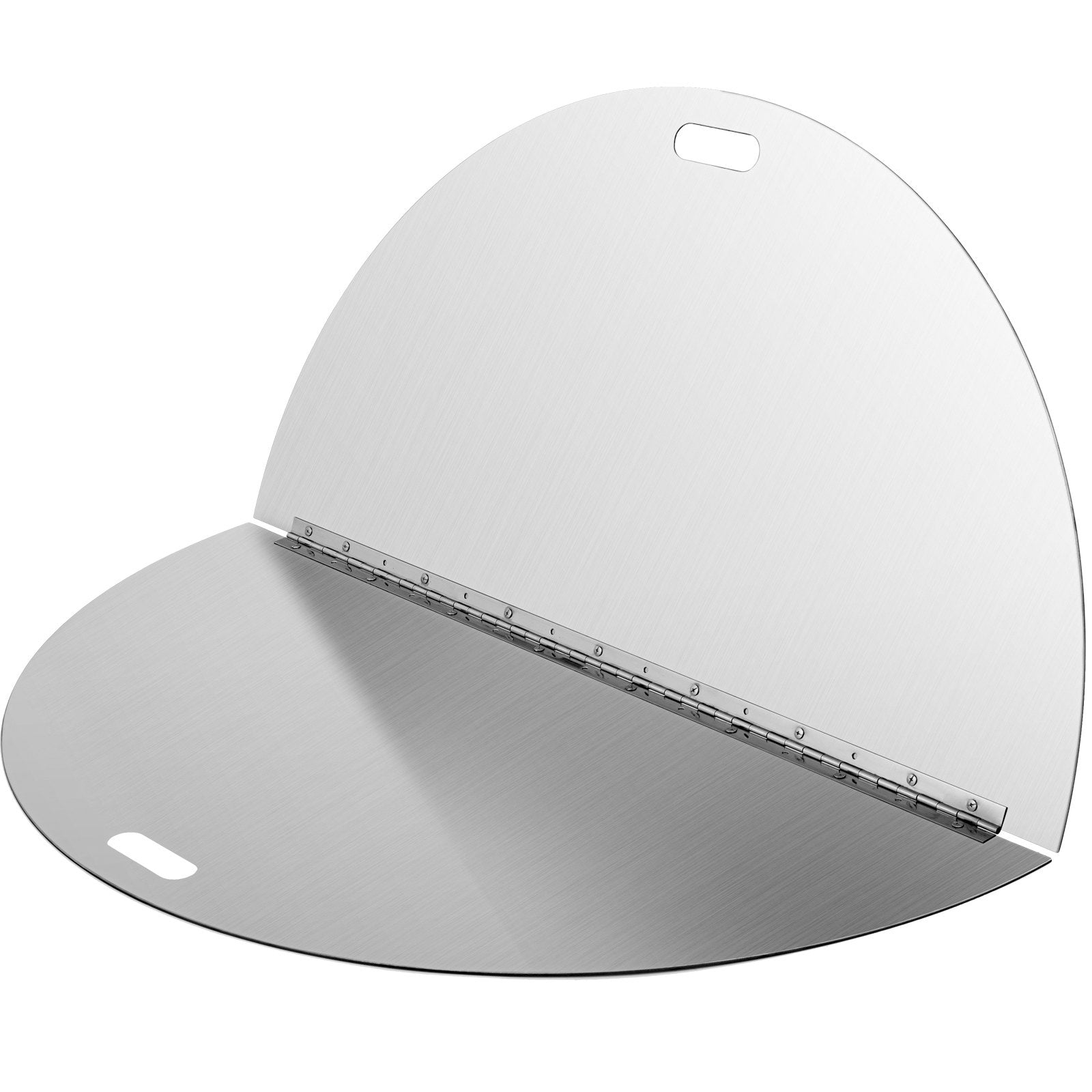 Fire Pits: VEVOR Fire Pit Lid Round 40 Inch Foldable Fire Pit Ring Snuff Cover 430 Stainless Steel Fire Pit Spark Screen Cover 3mm Thickness