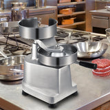 Food Storage: VEVOR Commercial Burger Patty Maker, 150mm Hamburger Beef Patty Maker, Heavy Duty Food-Grade Stainless Steel Bowl Burger Press Machine, Kitchen Meat Forming Processor with 1000 Pcs Patty Papers