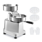 Food Storage: VEVOR Commercial Burger Patty Maker, 150mm Hamburger Beef Patty Maker, Heavy Duty Food-Grade Stainless Steel Bowl Burger Press Machine, Kitchen Meat Forming Processor with 1000 Pcs Patty Papers