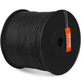 Gym Equipment & Accessories: VEVOR Braided Nylon Rope, 5 mm x 304.8 m, 32 Strands, 3.20kN Breaking Strength Outdoor Climbing Rope, Arborist Tree Climbing Rigging Rope Ideal for Rock Hiking Camping Swing Rappelling Rescue, Black