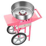 Food Storage: VEVOR Electric Cotton Candy Machine with Cart, 1000W Commercial Candy Floss Maker with 52cm in Stainless Steel Bowl, Sugar Scoop, and Drawer, Easy to Use, for Home, Kids Birthday, Family Party, Pink