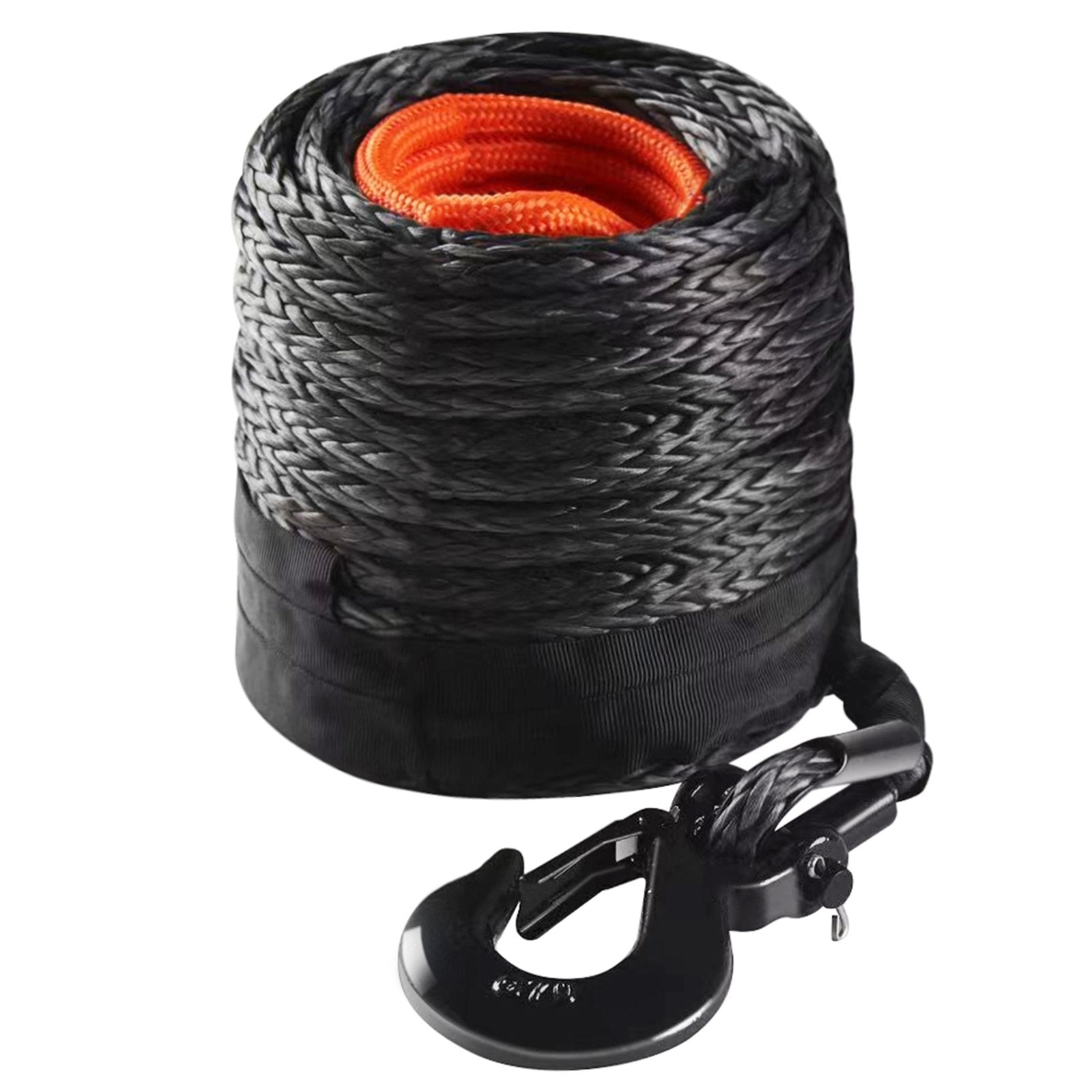 Wine & Champagne Hampers: VEVOR Synthetic Winch Rope, 12.7 mm x 28 m, 142.3 kN, Synthetic Winch Line Cable Rope with Protective Sleeve + Forged Winch Hook + Pull Strap, Universal Fit for SUV, Large Off-Road Vehicle, Truck