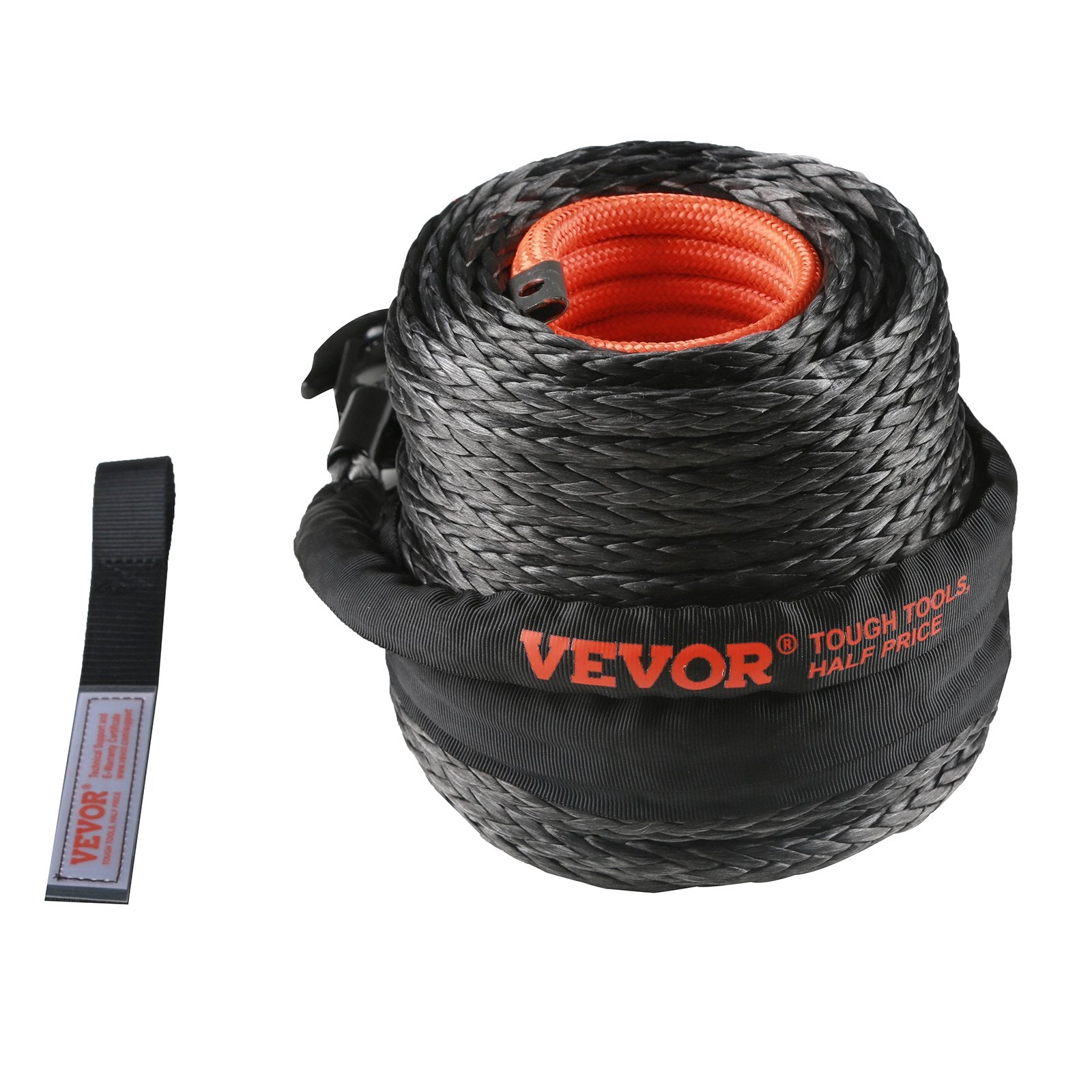 Wine & Champagne Hampers: VEVOR Synthetic Winch Rope, 12.7 mm x 28 m, 142.3 kN, Synthetic Winch Line Cable Rope with Protective Sleeve + Forged Winch Hook + Pull Strap, Universal Fit for SUV, Large Off-Road Vehicle, Truck