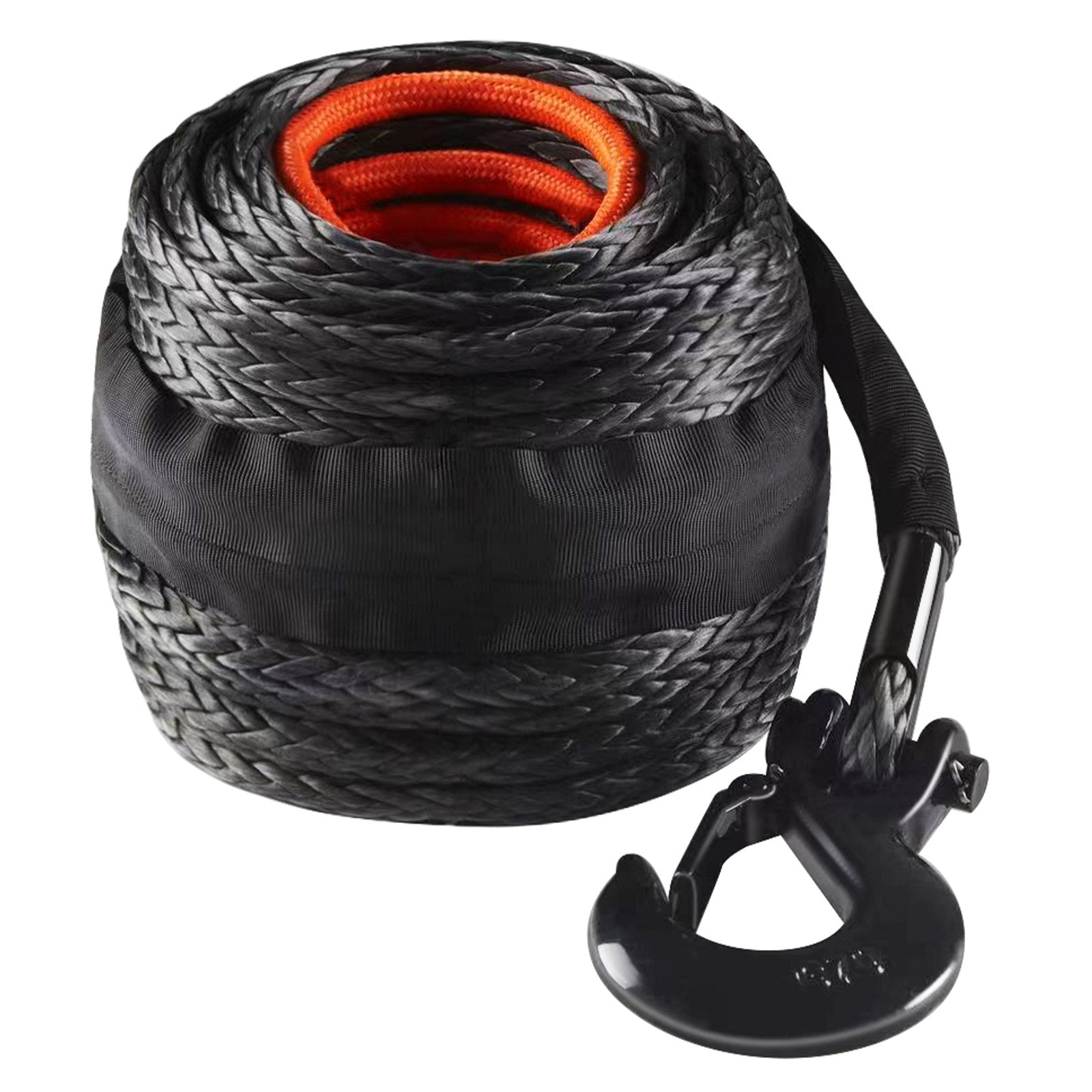 Wine & Champagne Hampers: VEVOR Synthetic Winch Rope, 12.7 mm x 28 m, 142.3 kN, Synthetic Winch Line Cable Rope with Protective Sleeve + Forged Winch Hook + Pull Strap, Universal Fit for SUV, Large Off-Road Vehicle, Truck