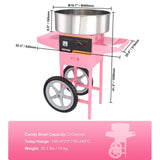 Speciality Appliances: VEVOR Commercial Cotton Candy Machine with Cart Sugar Floss Maker 1000W Party