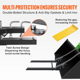 Automotive Parts: VEVOR Pallet Forks, 907 kg Clamp on Pallet Forks, 1490 mm Total Length Heavy Duty Pallet Forks with Adjustable Stabilizer bar, Tractor Bucket Forks for Tractor Attachments, Skid Steer, Loader Bucket