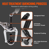 Hand Tools: VEVOR Blind Hole Collet Bearing Race and Seal Puller Extractor Kit, Slide Hammer Pilot Insert Inner Internal Bearing Removal Tool Set, 10 Adjustable Collects and Counterstay, 16 PCS