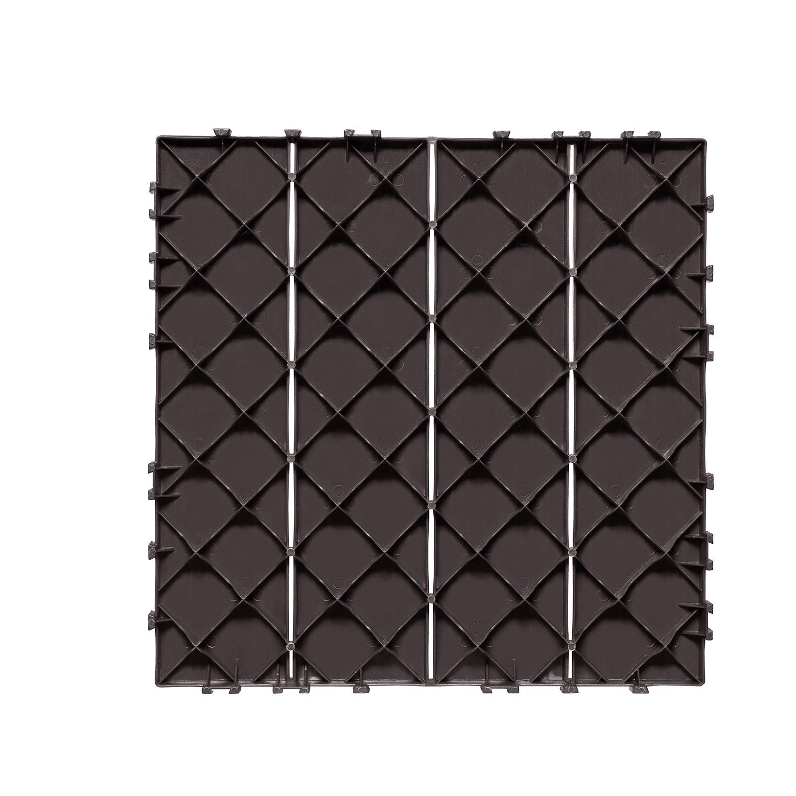 Dog Playpens & Gates: VEVOR Interlocking Deck Tiles, 10 Pack,12"x12" 10 sq. ft Plastic Waterproof Outdoor Flooring All Weather Use, Patio Floor Decking Covering Tiles for Porch Poolside Balcony Backyard, Dark Brown