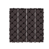 Dog Playpens & Gates: VEVOR Interlocking Deck Tiles, 10 Pack,12"x12" 10 sq. ft Plastic Waterproof Outdoor Flooring All Weather Use, Patio Floor Decking Covering Tiles for Porch Poolside Balcony Backyard, Dark Brown