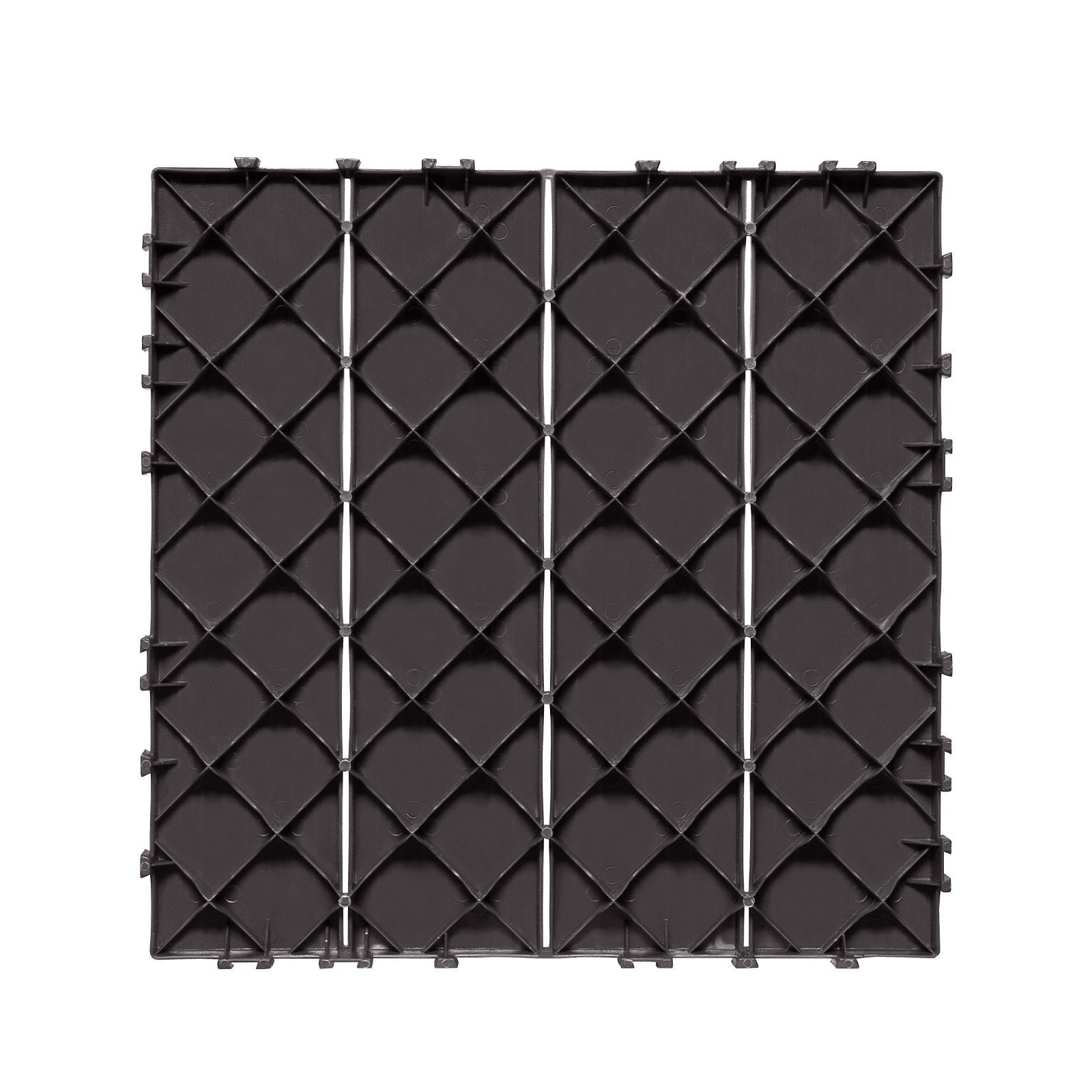 Dog Playpens & Gates: VEVOR Interlocking Deck Tiles, 36 Pack,11.6"x11.6" 36 sq. ft Plastic Waterproof Outdoor Flooring All Weather Use, Patio Floor Decking Covering Tiles for Porch Poolside Balcony Backyard, Dark Brown