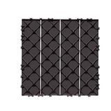 Boating Accessories: VEVOR Interlocking Deck Tiles 54 Pack 12"x12" Waterproof for Porch Dark Brown