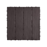 Boating Accessories: VEVOR Interlocking Deck Tiles 54 Pack 12"x12" Waterproof for Porch Dark Brown