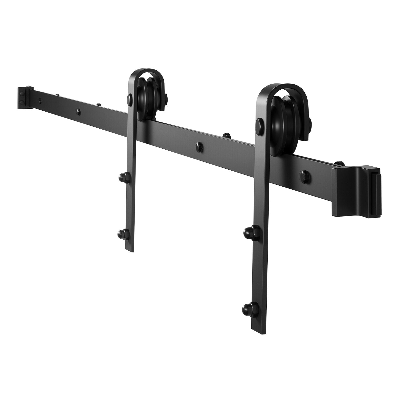 Gardening Accessories: VEVOR 1830 mm Sliding Barn Door Hardware Kit for Single Sliding Barn Door Black