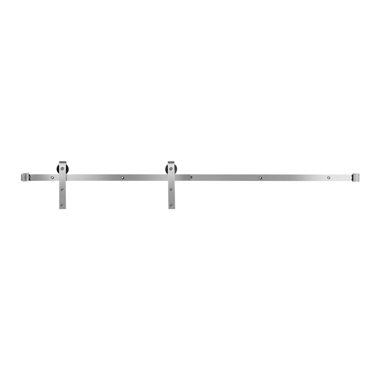 Audio Accessories: VEVOR 2000 mm Sliding Barn Door Hardware Kit for Single Sliding Barn Door Silver