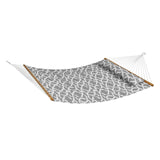 Tents: VEVOR Double Quilted Fabric Hammock, 12 FT Double Hammock with Hardwood Spreader Bars, 2 Person Quilted Hammock with Detachable Pillow and Chains for Camping Outdoor Patio Yard Beach, 480 lbs Capacity