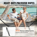 Tents: VEVOR Two Person Hammock with Stand Included, Double Hammock with Curved Spreader Bar and Detachable Pillow and Portable Carrying Bag, Perfect for Outdoor Freestanding Hammock, 480lb Capacity