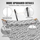 Tents: VEVOR Two Person Hammock with Stand Included, Double Hammock with Curved Spreader Bar and Detachable Pillow and Portable Carrying Bag, Perfect for Outdoor Freestanding Hammock, 480lb Capacity