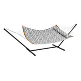 Tents: VEVOR Two Person Hammock with Stand Included, Double Hammock with Curved Spreader Bar and Detachable Pillow and Portable Carrying Bag, Perfect for Outdoor Freestanding Hammock, 480lb Capacity