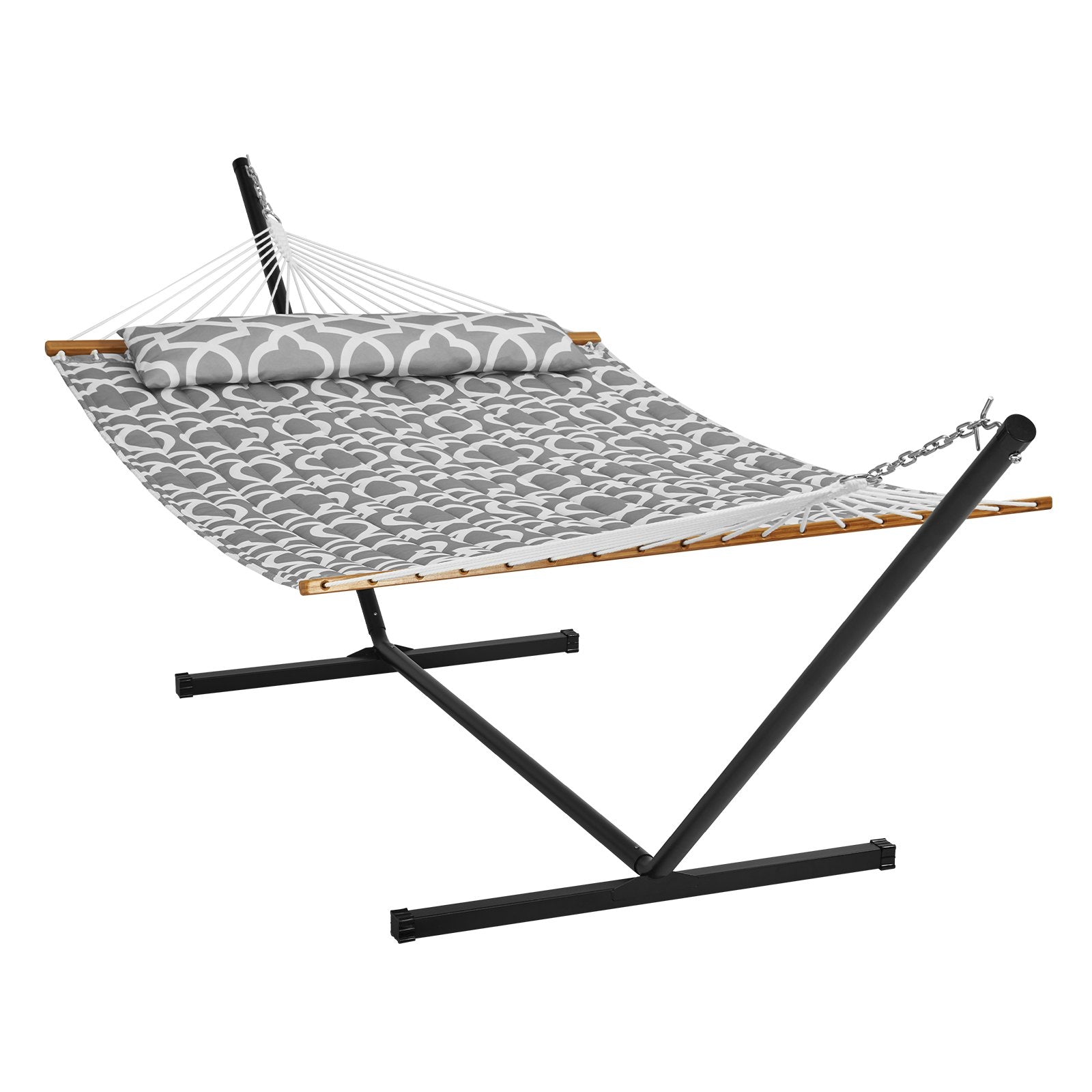Tents: VEVOR Two Person Hammock with Stand Included Heavy Duty 480lb Capacity, Double Hammock with 12 FT Steel Stand and Portable Carrying Bag and Pillow, Freestanding Hammock for Outdoor Patio Yard Beach